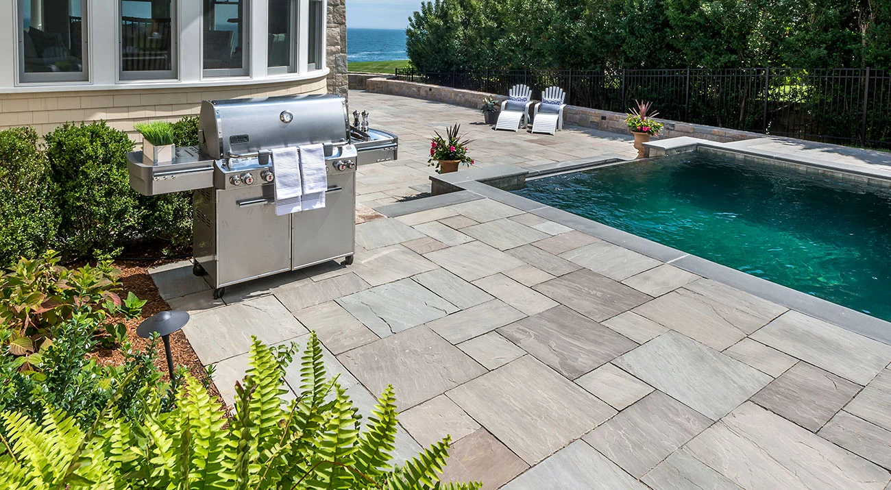 Natural Stone Pool Decks Stone Cliff Grey 5193