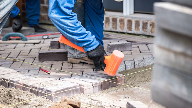 Avoid stone dust under pavers